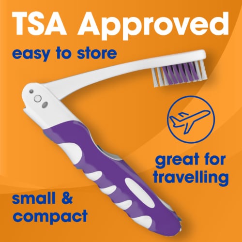 Kroger® Foldable Toothbrush Perspective: right