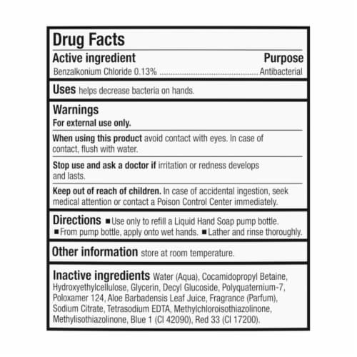 Kroger® Spring Water Scent Antibacterial Liquid Hand Soap Refill Perspective: right