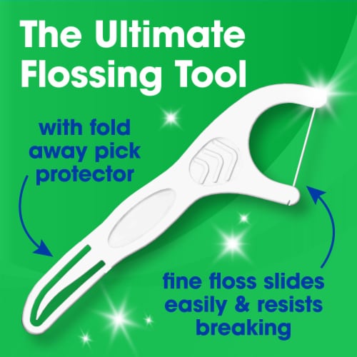 Kroger® Hi-Performance Mint Flossers Perspective: right