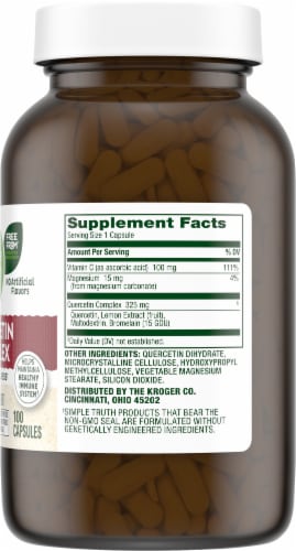 Simple Truth® Quercetin Complex 325mg Perspective: right