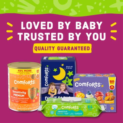 Comforts™ Day or Night Baby Diapers Size 6 (35+ lbs) Perspective: right