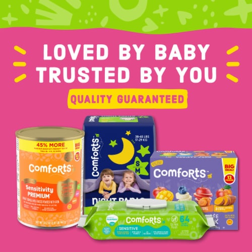 Comforts™ Day or Night Training Pants Girls 3T-4T (32-40 lbs) Perspective: right