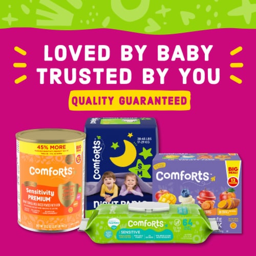 Comforts™ Day or Night Training Pants Girls 4T-5T (37+ lbs) Perspective: right