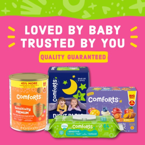 Comforts™ Day or Night Training Pants Girls 3T-4T (32-40 lbs) Perspective: right