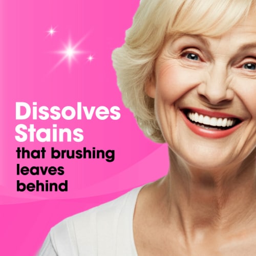 Kroger® Antibacterial Denture Cleanser Effervescent Tablets Perspective: right