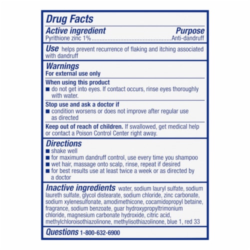 Kroger® Everyday Clean Dandruff Shampoo Perspective: right
