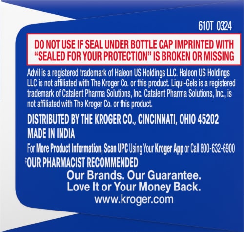 Kroger® Ibuprofen Softgels 200mg Perspective: right