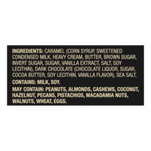 Private Selection® Kettle Cooked Dark Chocolate Sea Salt Caramels Holiday Candy Perspective: right