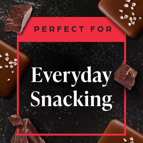 Private Selection® Dark Chocolate Sea Salt Soft Caramels Holiday Candy Perspective: right