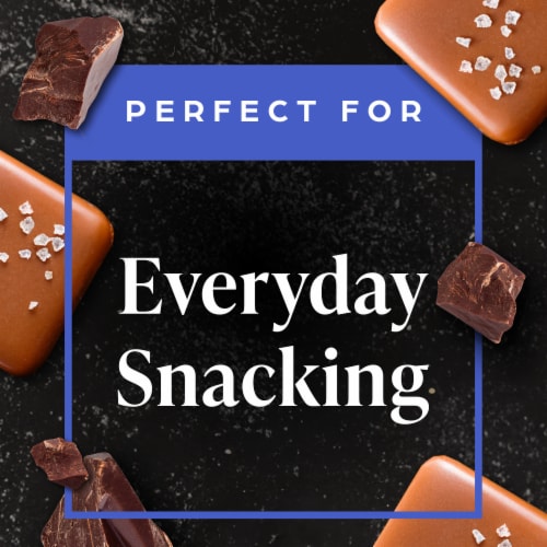 Private Selection® Milk Chocolate Sea Salt Soft Caramels Holiday Candy Perspective: right