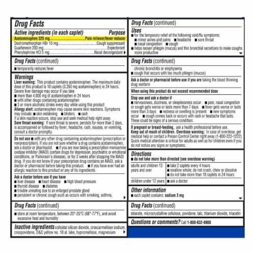 Kroger® Severe Cold & Flu Daytime Cold Medicine Perspective: right