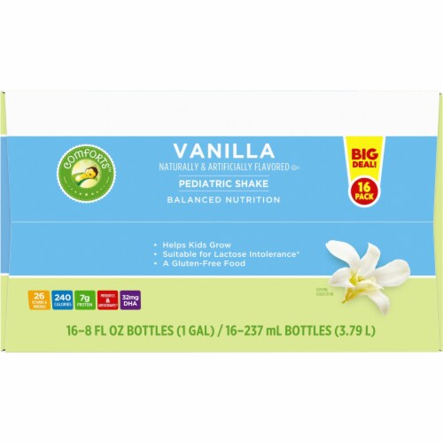 Comforts™ Vanilla Flavored Pediatric Shakes Perspective: right