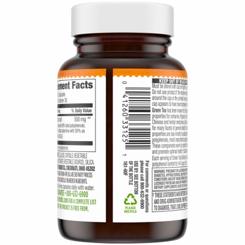 Simple Truth® Green Tea Extract Supplement Capsules Perspective: right