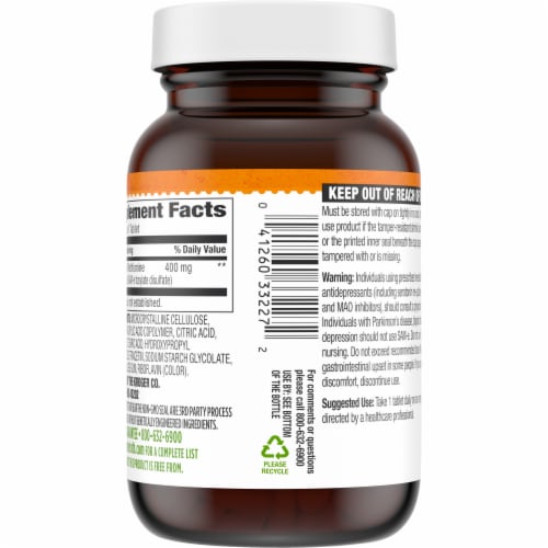 Simple Truth® Stabilized S-Adenosyl Methionine (SAM-e) Coated Tablets 400mg Perspective: right