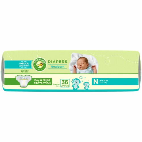 Comforts™ Day or Night Diapers Newborn (<10 lbs) Perspective: right