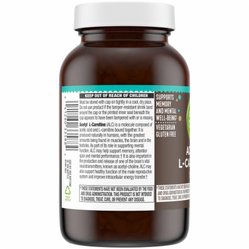 Simple Truth® Acetyl L-Carnitine Capsules 500mg Perspective: right
