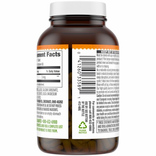 Simple Truth™ Melatonin Capsules 3mg Perspective: right