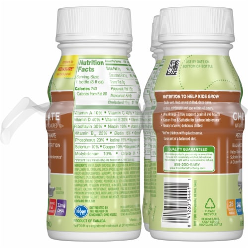 Comforts™ Balanced Nutrition Chocolate Pediatric Shake Perspective: right