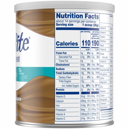 Kroger® Slim Rite® Original Milk Chocolate Meal Replacement Shake Mix Perspective: right