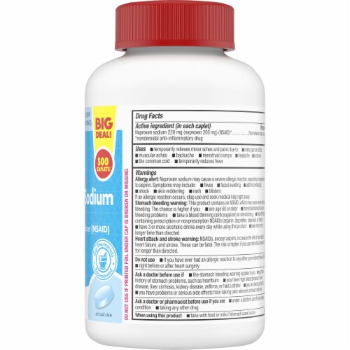 Kroger® Naproxen Sodium Caplets 220mg Perspective: right