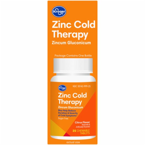 Kroger® Zinc Cold Therapy Citrus Flavor Quick Dissolve Tablets Perspective: right