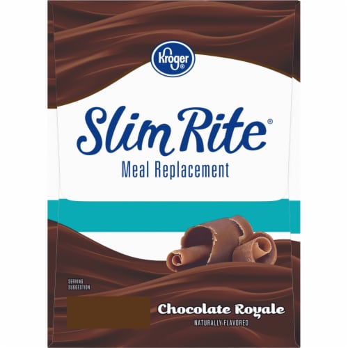 Kroger® Slim Rite® Chocolate Royale Meal Alternative Beverage 8 Bottles Perspective: right
