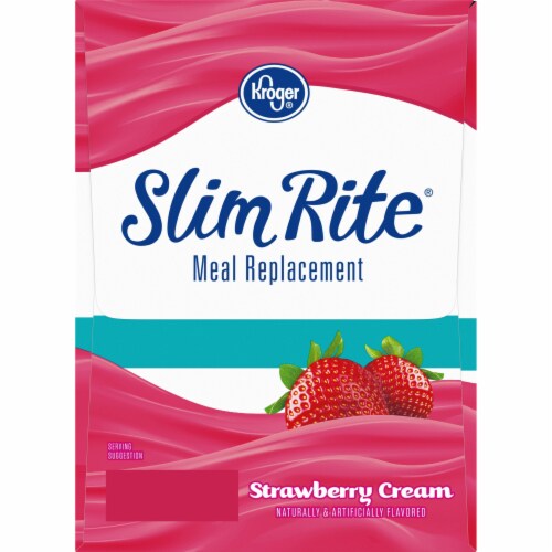 Kroger® Slim Rite® Strawberry Cream Meal Alternative Beverage Perspective: right