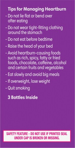 Kroger® Omeprazole Heartburn Relief Delayed Release 20 mg Tablets Perspective: right