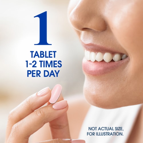 Kroger® Calcium 600 mg with 20mcg Vitamin D Bone Health Tablets Perspective: right