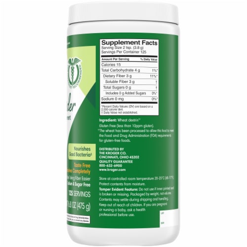 Kroger® Plant-Sourced Fiber Powder Perspective: right