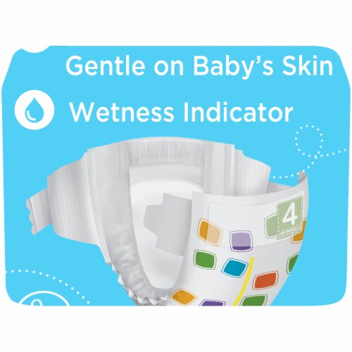 Comforts™ Day or Night Diapers Size 4 (22-37 lbs) Perspective: right