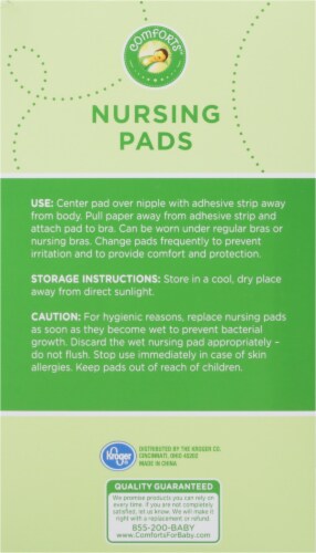 Comforts™ Contoured Shape Nursing Pads Perspective: right