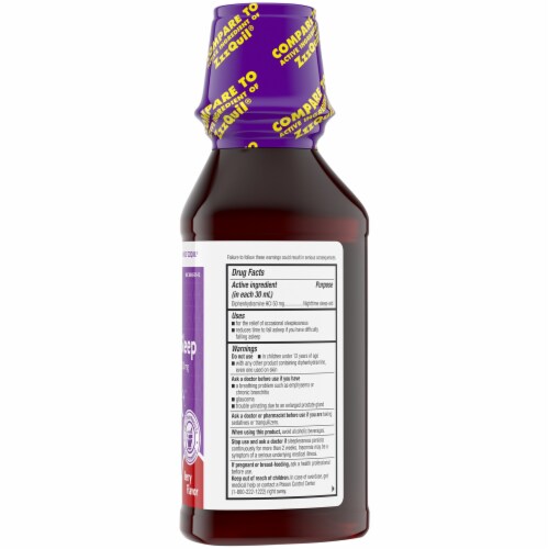 Kroger®  Berry Flavor EZ Nite Sleep Aid Liquid Perspective: right