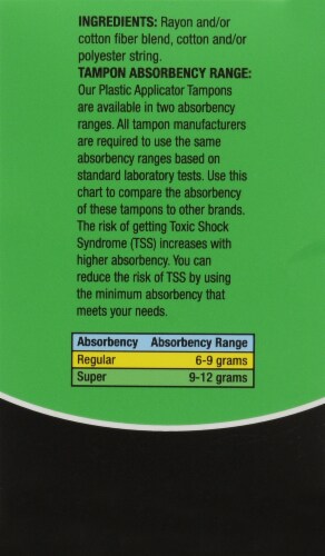 Kroger® Fitness Super Tampons Perspective: right
