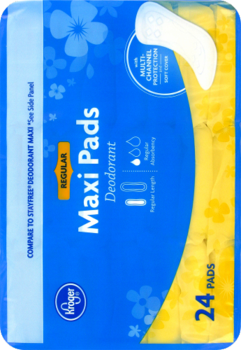 Kroger® Scented Regular Maxi Pads Perspective: right