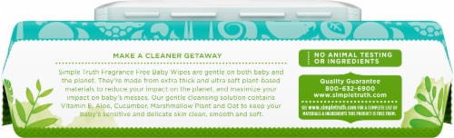 Simple Truth® Fragrance Free Baby Wipes Perspective: right