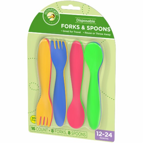 Comforts™ Disposable Forks & Spoons Perspective: right