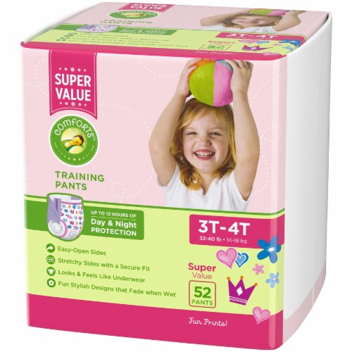 Comforts™ For Toddler Day & Night Training Pants Girls 4T-5T (37+ lbs), 56  count - Fred Meyer