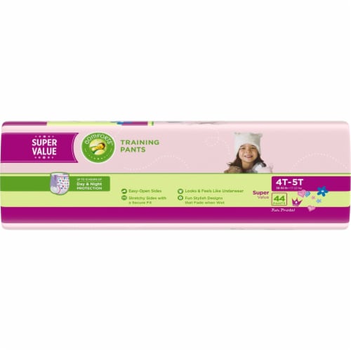 Comforts™ For Toddler Day & Night Training Pants Girls 4T-5T Perspective: right