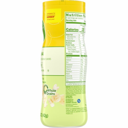 Comforts™ Little Puffs® Banana Cereal Baby Snack Perspective: right