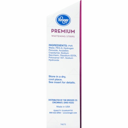 Kroger® Premium Whitening Strips Perspective: right