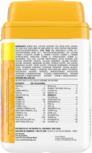 Comforts™ Infant Milk-Based Infant Formula Powder With Iron Perspective: right