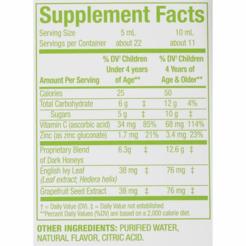 Simple Truth™ Children's Grape Daytime Cough and Mucus Relief Syrup Perspective: right