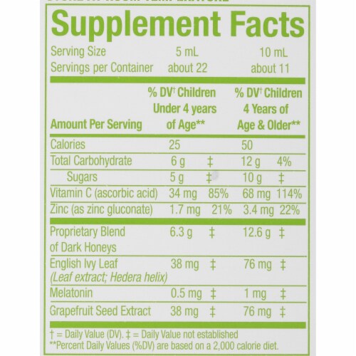 Simple Truth™ Children's Grape Nighttime Cough and Mucus Relief Syrup Perspective: right