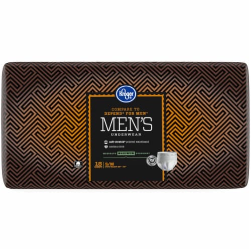 Kroger® Adult Incontinence Underwear for Men Maximum Absorbency S/M, with Contour Core Fit Perspective: right