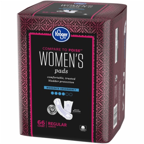 Kroger® Regular Length Moderate Absorbency Women's Incontinence Pads Perspective: right