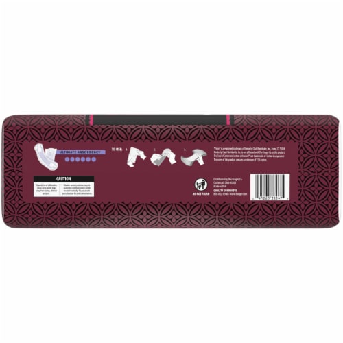 Kroger® Regular Length Ultimate Absorbency Women's Incontinence Pads Perspective: right