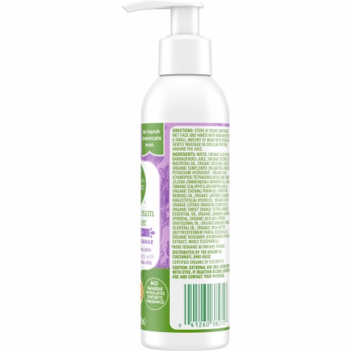 Simple Truth Organic™ Lavender Orange Facial Cream Cleanser Perspective: right