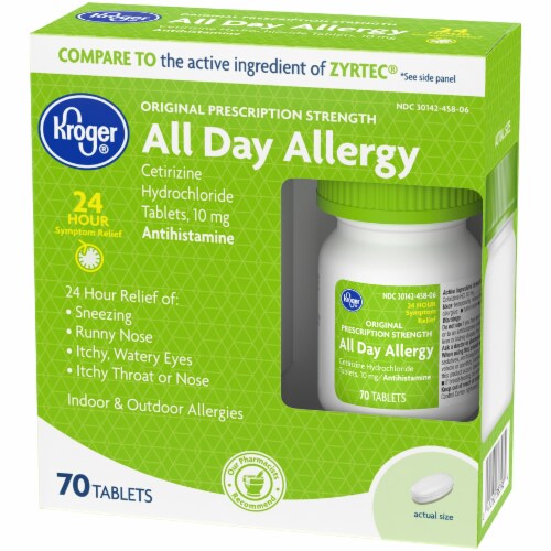 Kroger® All Day Allergy Tablets Perspective: right