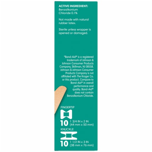 Kroger® Advanced Antibacterial Flexible Fabric Assorted Sizes Bandages Perspective: right